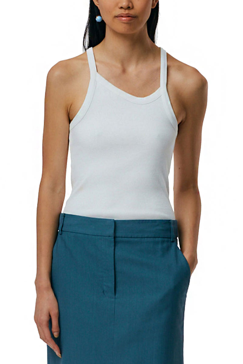 Ribbed Asymmetrical Tank-Tibi-Boyds Philadelphia