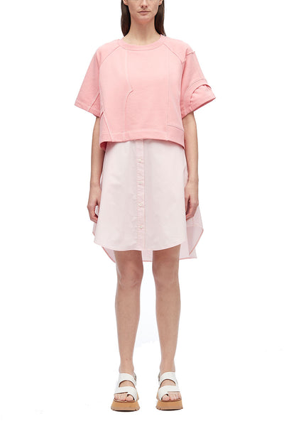 Patched Sweatshirt Combo Dress-3.1 Phillip Lim-Boyds Philadelphia