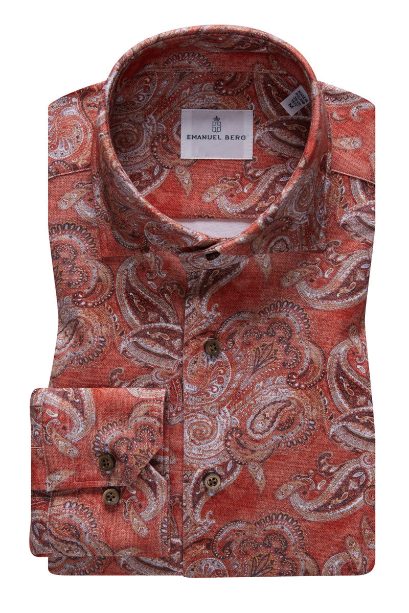 Modern 4Flex Paisley Shirt-Emanuel Berg-Boyds Philadelphia