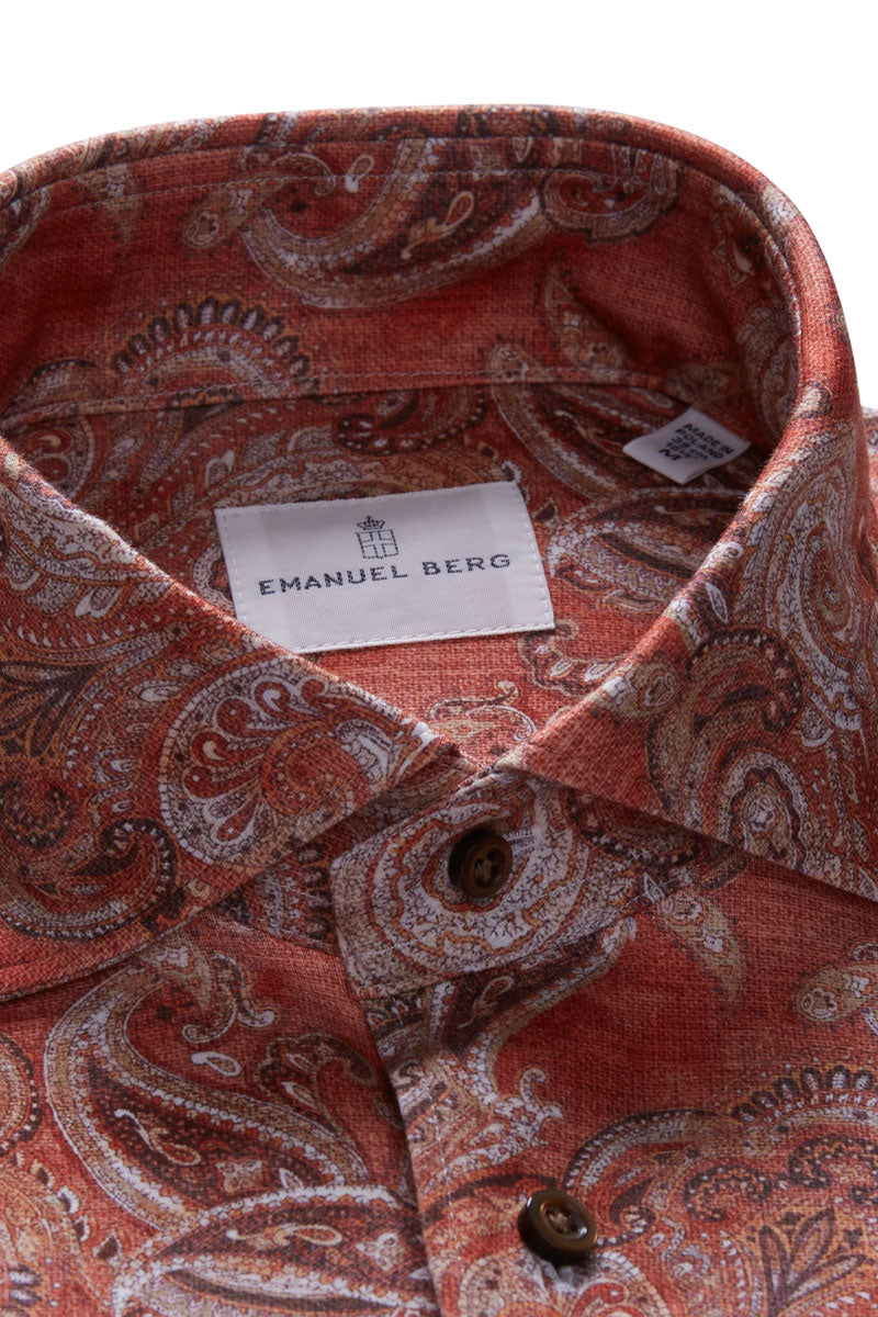 Modern 4Flex Paisley Shirt-Emanuel Berg-Boyds Philadelphia
