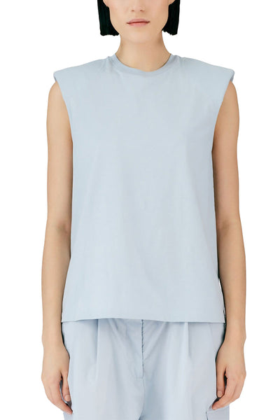 Padded Shoulder Sleeveless Top-Tibi-Boyds Philadelphia