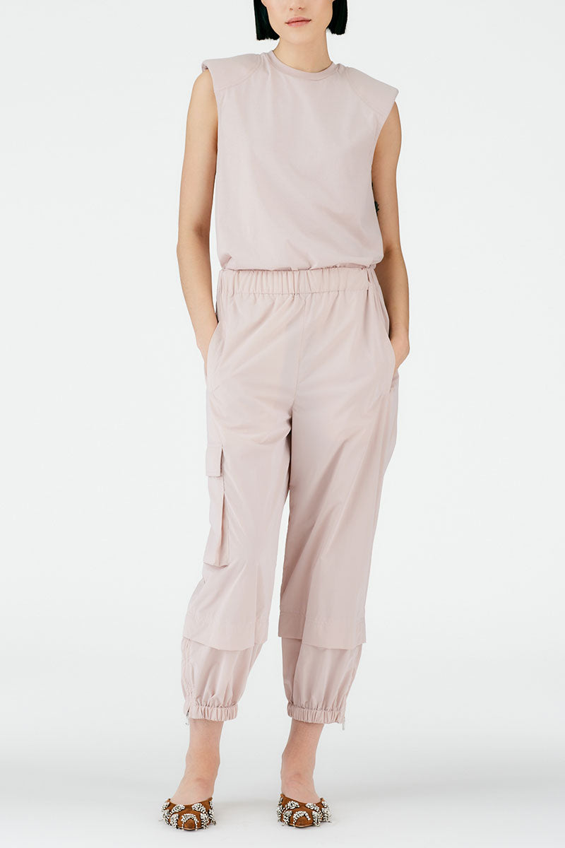 Padded Shoulder Sleeveless Top-Tibi-Boyds Philadelphia