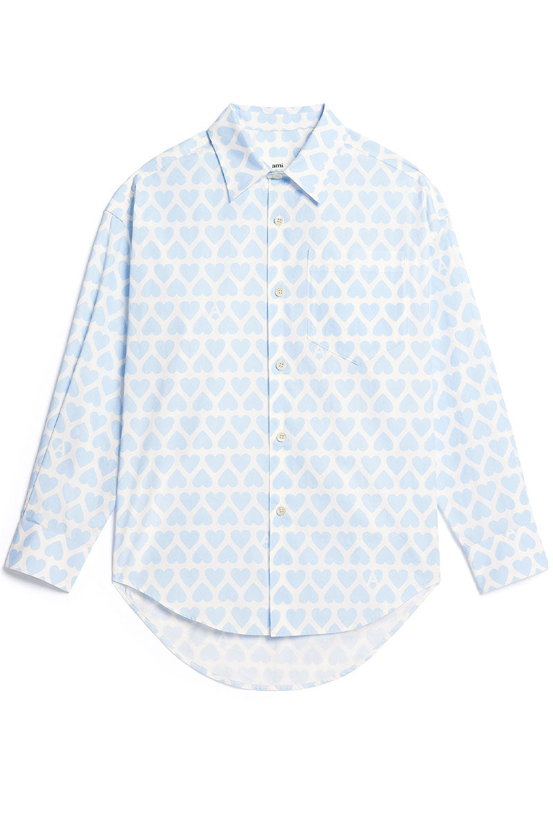 Boxy Fit Heart Shirt-AMI-Boyds Philadelphia