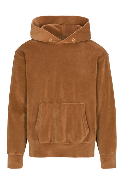 Velour Cropped Hoodie-Les Tien-Boyds Philadelphia