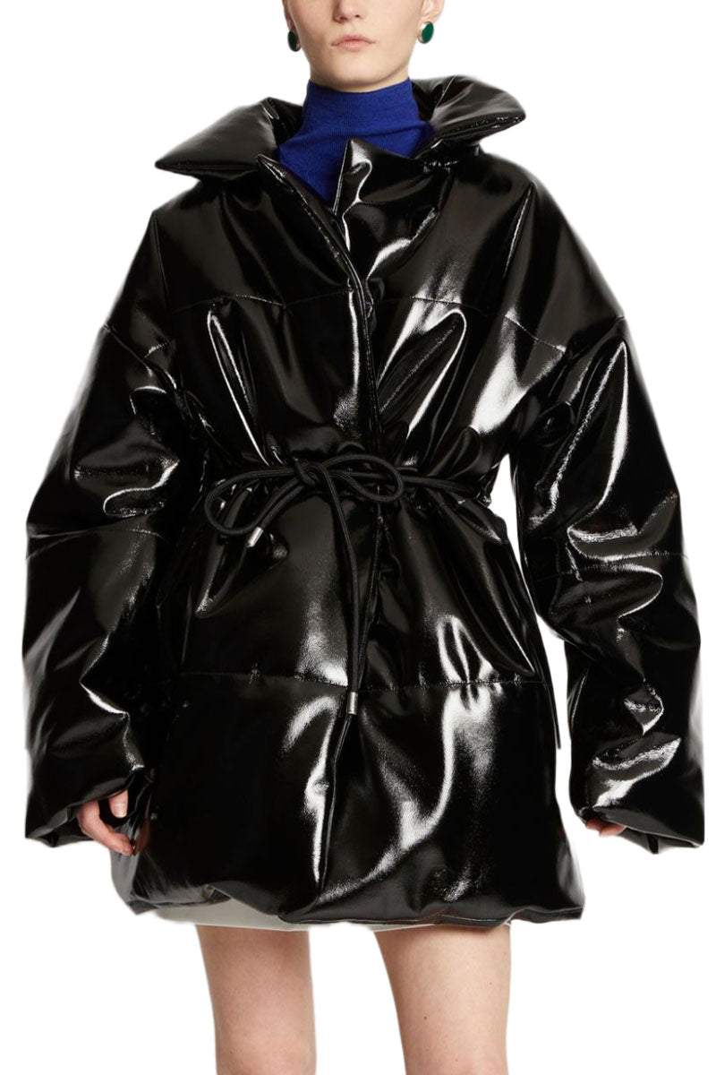 Lacquered Canvas Puffer Coat-Proenza Schouler White Label-Boyds Philadelphia