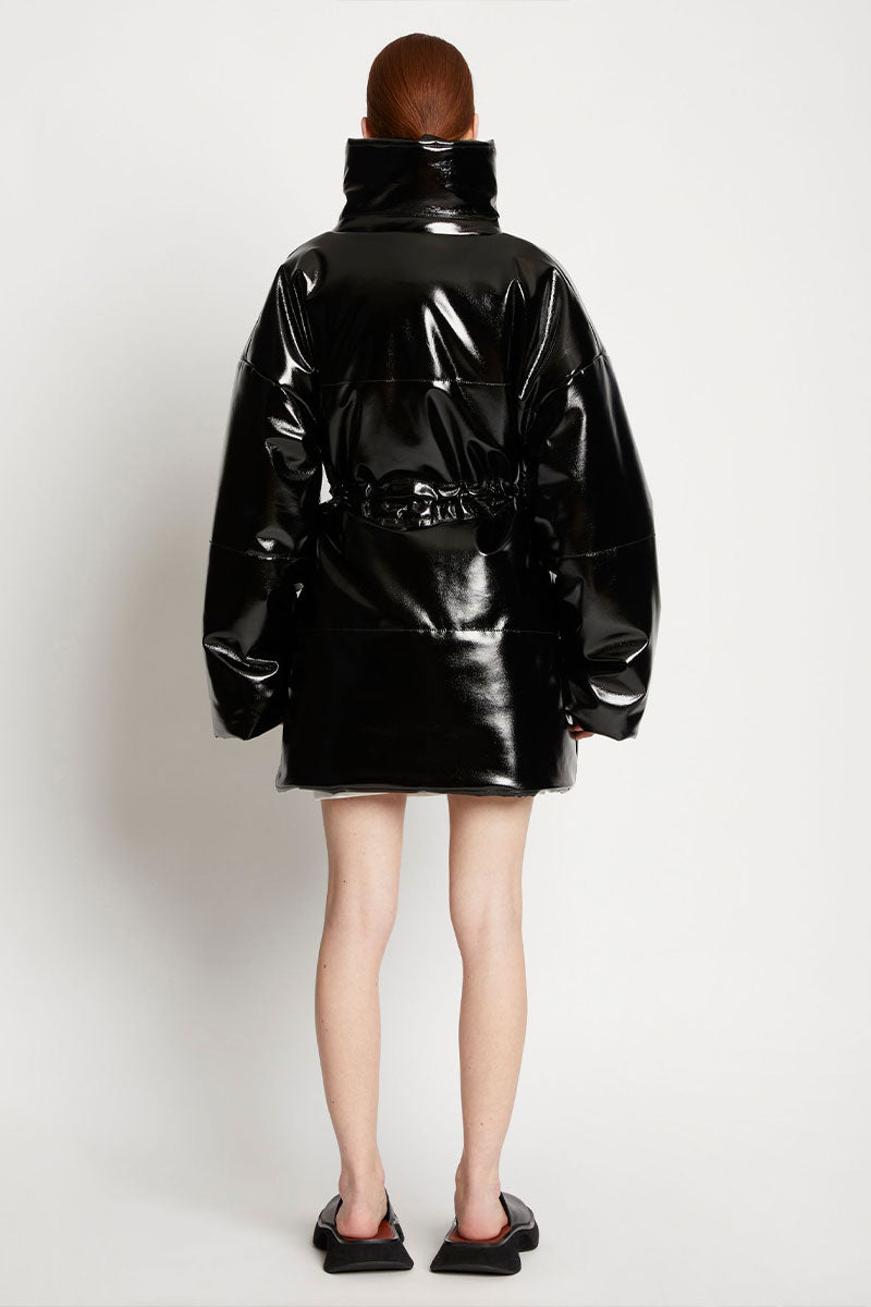 Lacquered Canvas Puffer Coat-Proenza Schouler White Label-Boyds Philadelphia