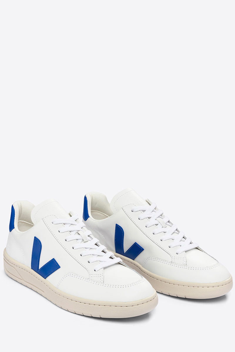 Men's V-12 Leather Sneakers-VEJA-Boyds Philadelphia