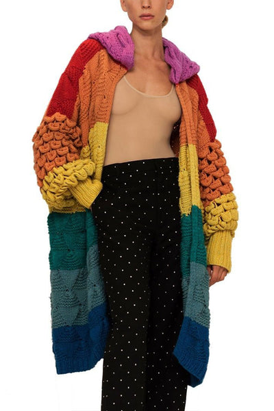 Soraya Rainbow Cashmere Coat-LETANNE-Boyds Philadelphia